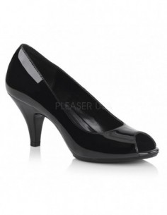Zapatos diseño clásico de polipiel estilo Peep Toe desde talla 35 a 48