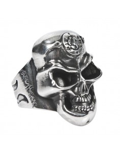 M.SKULLRING-S2 SKULL RING SMALL 20mm Diameter. 53702-N PEQ 2
