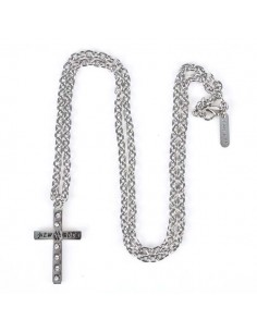 M.NRNECKLACE-S5 NEW ROCK CROSS NECKLACE 53715-N-CAD