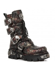 M.391-S26 VINTAGE-2 FLOWER ROJO 2