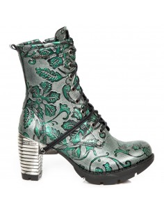 New rock deals vintage flower boots