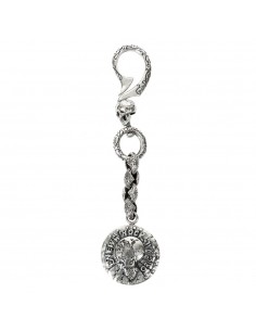 M.LLAVERO-S6 REAL SILVER NEW ROCK KEYRING