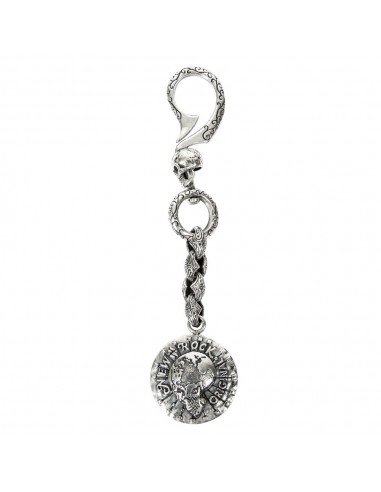 M.LLAVERO-S6 REAL SILVER NEW ROCK KEYRING