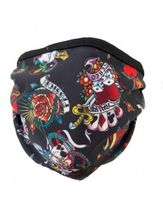 Urban Face Mask Black Tattoos 2