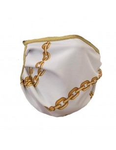 Urban Face Mask White Chains 2