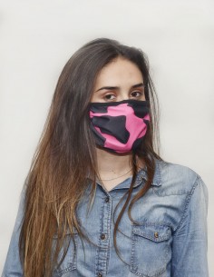Urban Face Mask Pink Cow