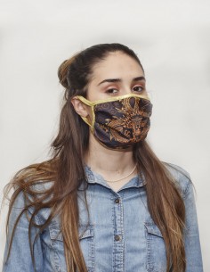 Urban Face Mask Golden Dragon